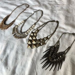 BUNDLE OF 4: Statement Necklaces
